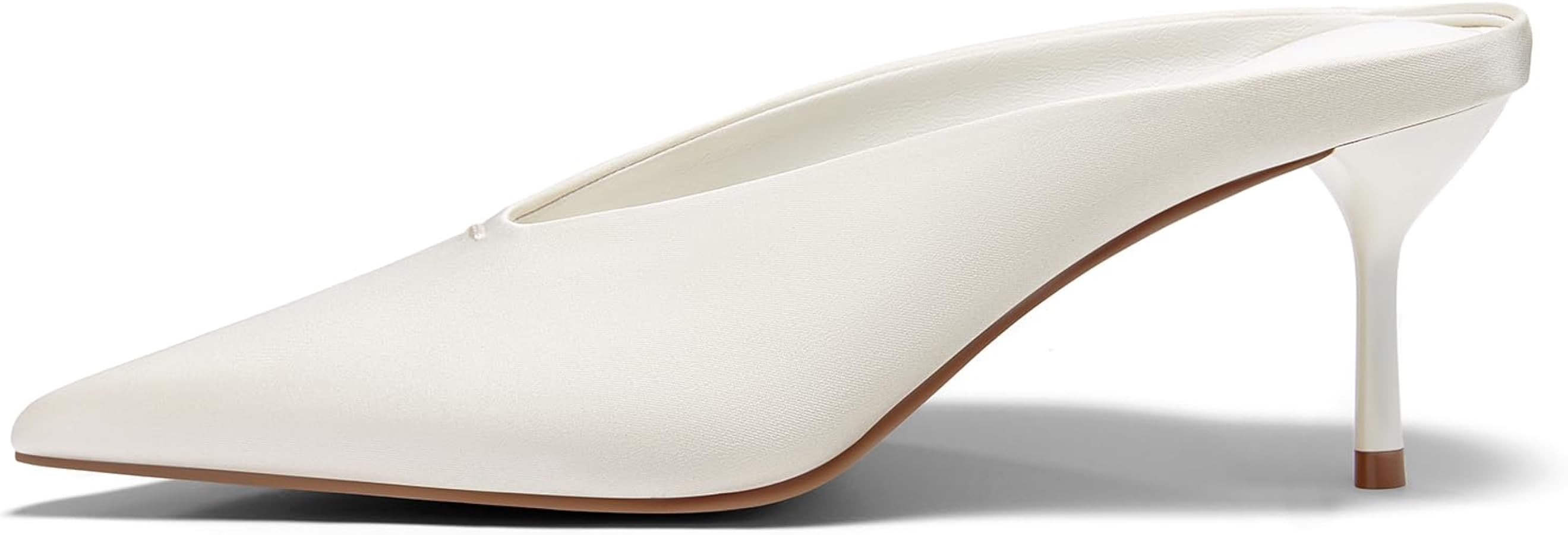 High-quality materials: These heeled mule shoes are made of high-quality material, making them co... | Amazon (US)