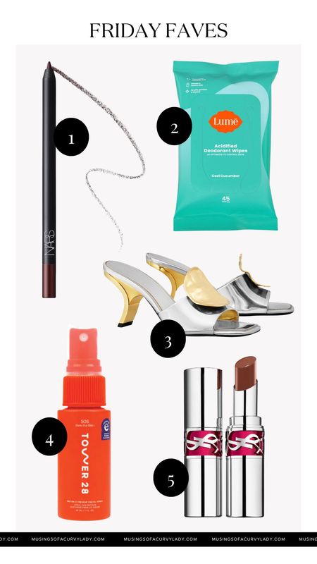 Friday Faves!

Lip liner, heels, antiperspirant wipes, facial mist, lipstick

#LTKbeauty #LTKstyletip #LTKSeasonal
