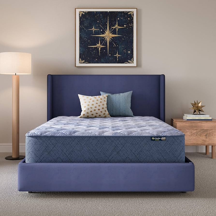 Serta Five Star Mattress Tranquility 14-Inch Plush – King – Zoned Support, Pressure Relief, C... | Amazon (US)