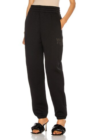 Alexander Wang Foundation Terry Classic Sweatpant in Black | FWRD 