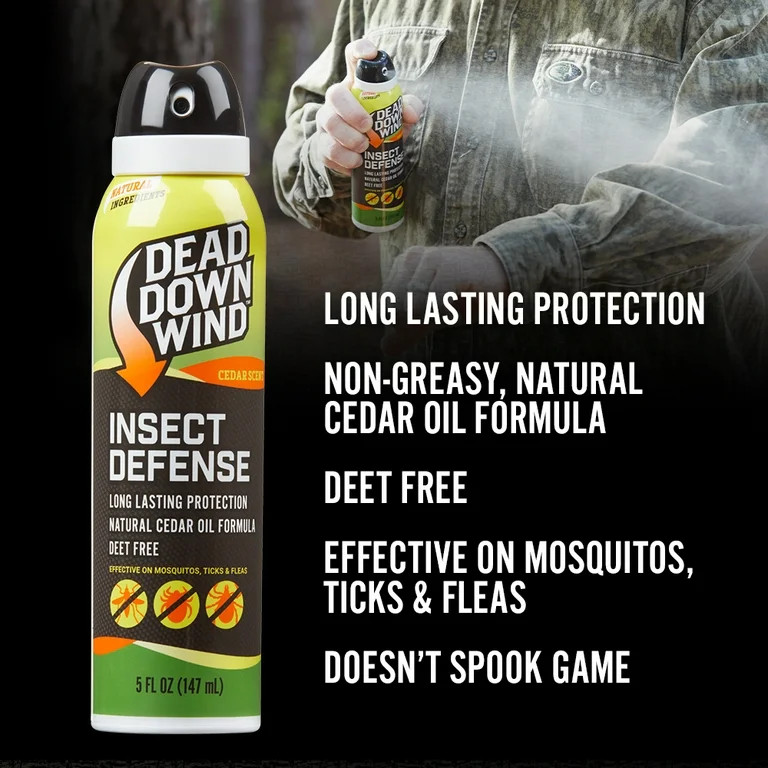 Dead Down Wind Insect Defense - Cedar Scent - 5 fl oz | Walmart (US)