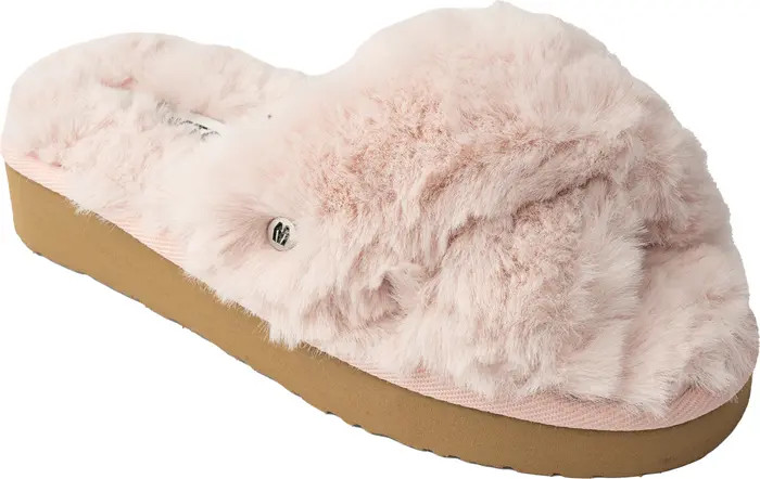 Minnetonka Teddy 3 Faux Fur Slipper (Women) | Nordstrom | Nordstrom