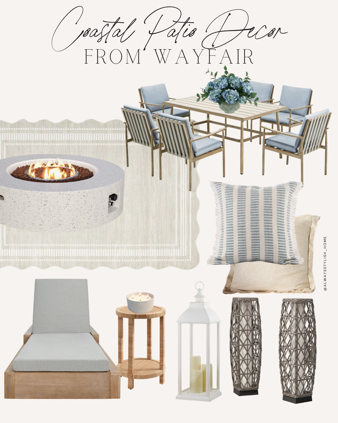 Bring relaxed coastal style to your outdoor space with these beautiful patio decor finds from Wayfair 🌊 Sharing cozy and elevated outdoor pieces that make your patio feel like a dreamy resort retreat without the luxury price tag. Think neutral outdoor furniture, woven textures, lanterns, striped cushions, ambient lighting, and modern coastal accents perfect for spring and summer hosting. Coastal patio decor, Wayfair outdoor finds, coastal outdoor furniture, patio decorating ideas, backyard makeover inspiration, modern coastal style, neutral outdoor decor, cozy patio ideas, affordable outdoor furniture, outdoor entertaining inspiration, summer patio decor, woven outdoor accents.
 

 #LTKSeasonal #LTKHome
