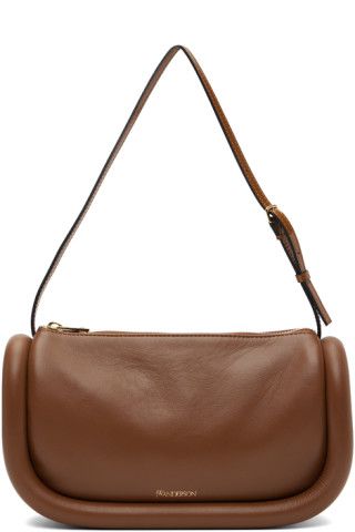 JW Anderson - Brown Bumper Baguette Shoulder Bag | SSENSE