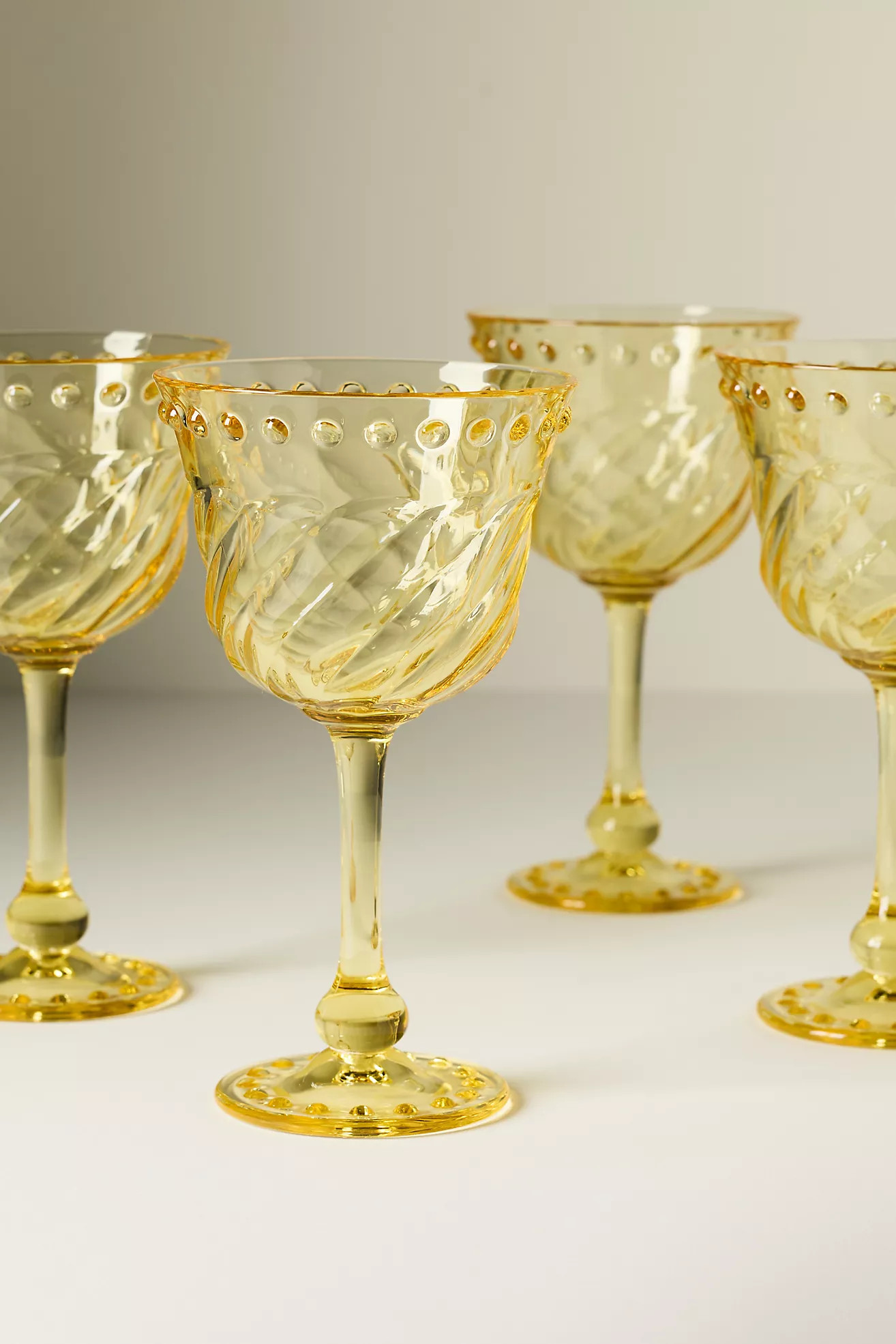 Esther Acrylic Wine Glasses, Set of 4 | Anthropologie (US)