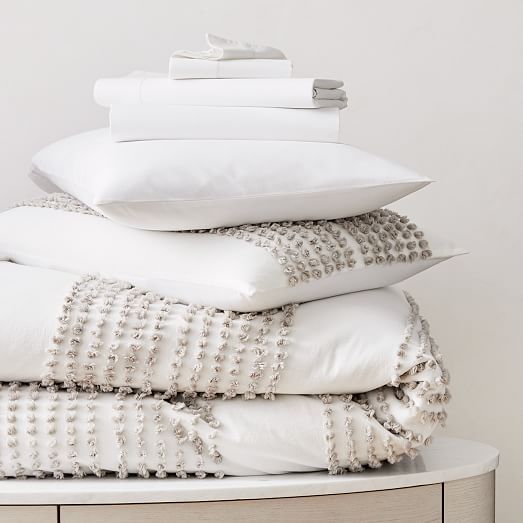Candlewick & Organic Washed Cotton Percale Starter Bedding Set | West Elm (US)