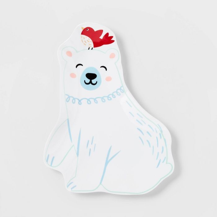 8&#34; Melamine Bear Figural Plate - Wondershop&#8482; | Target