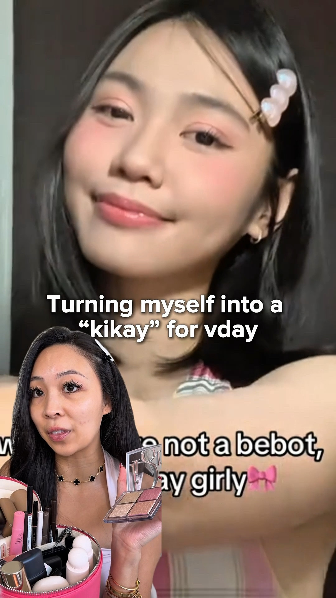 Turning myself into a “kikay girl” for valentines day 💗🎀✨

Apparently everyone is trying this viral vday makeup look?! For the soft girls who want a simple pink makeup style… this is for you.

#LTKValentine #LTKBeauty #LTKgrwm