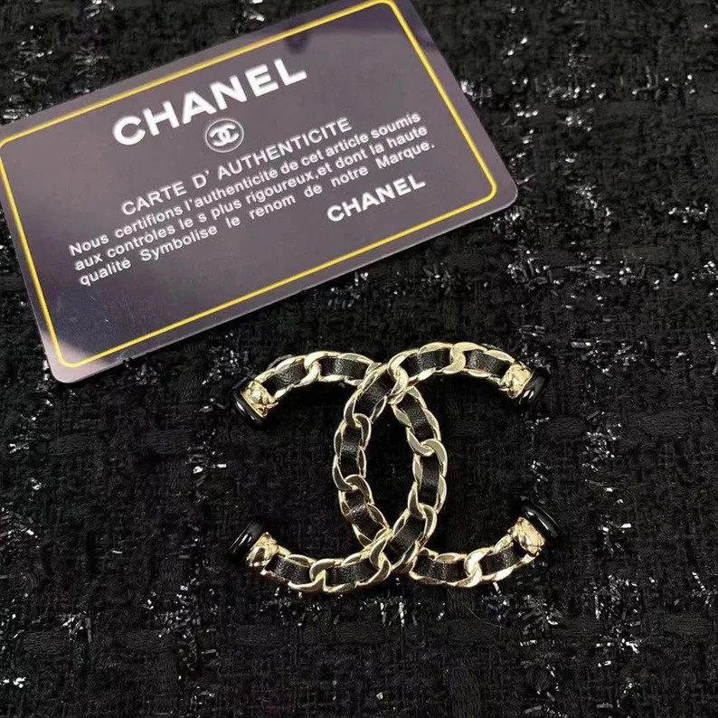 Chanel brooch CC brooch | Etsy (US)