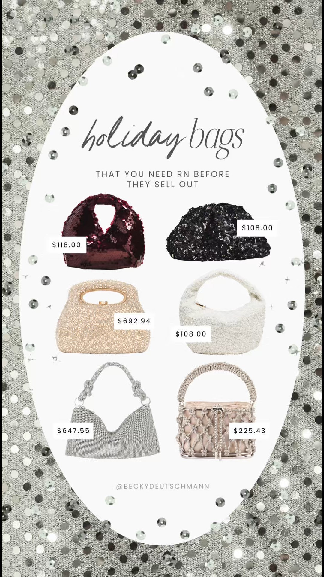 Holiday bags that you need to grab IMMEDIATELY before they sell out ✨

#LTKpartywear #LTKholiday #LTKbag