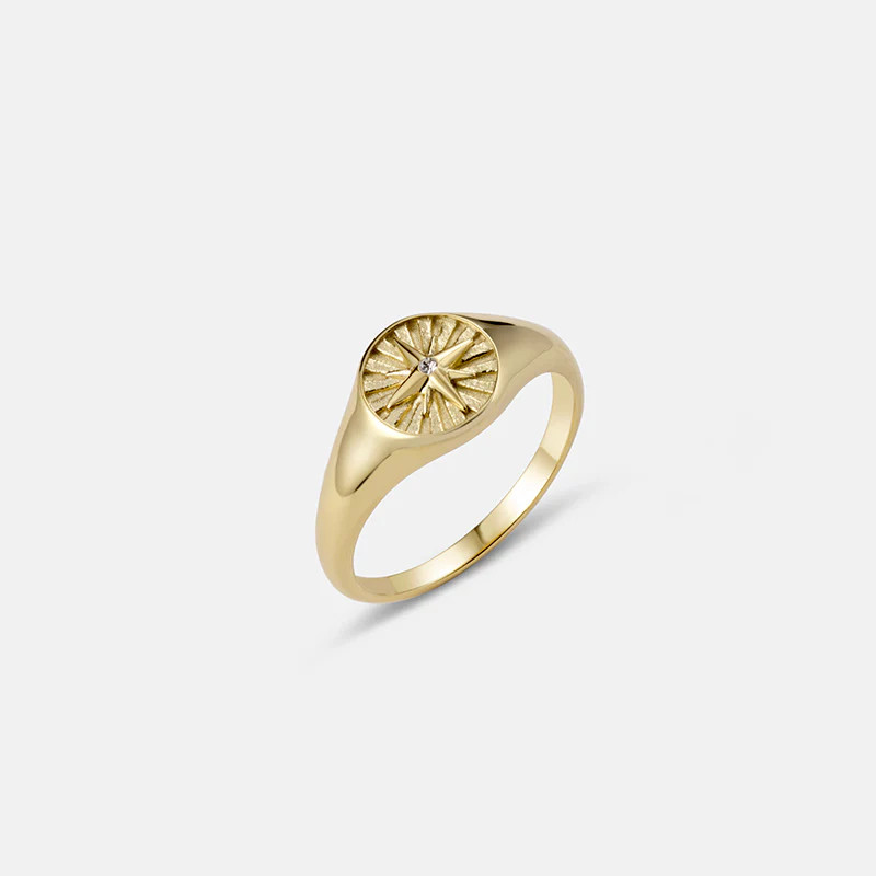 Compass Signet Ring | Victoria Emerson