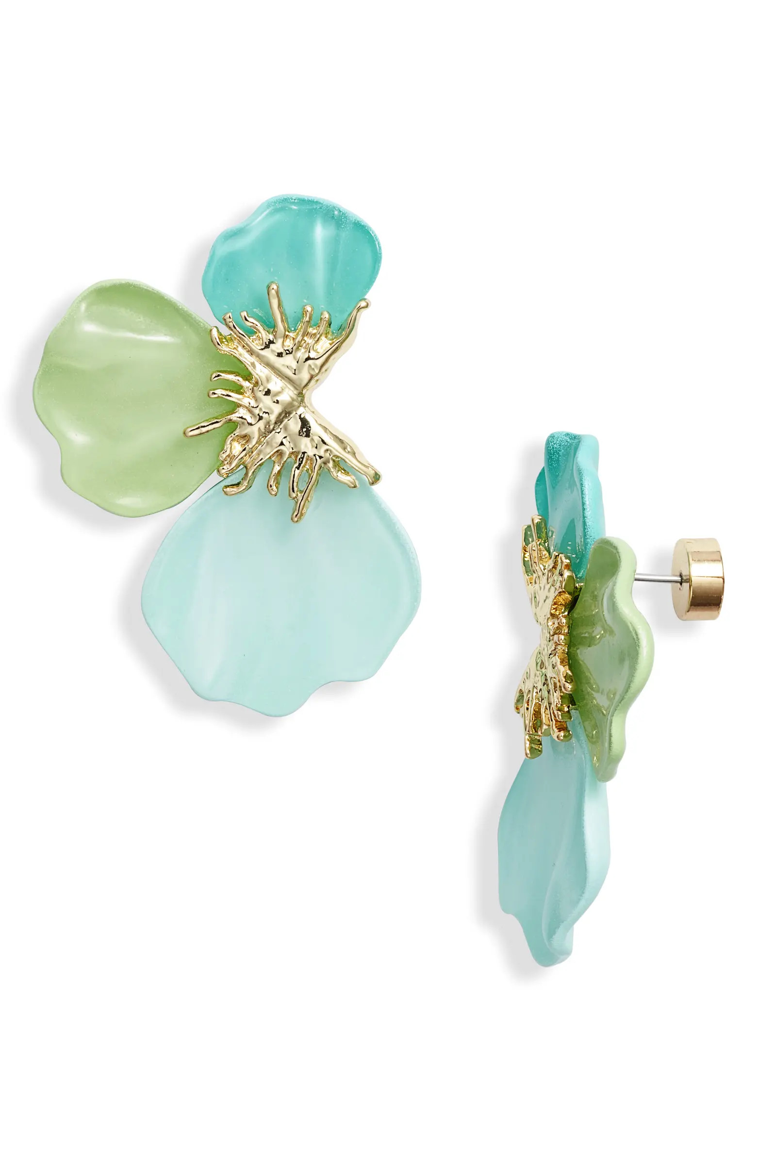 Flower Petal Enamel Earrings | Nordstrom