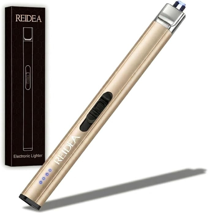 REIDEA Electric Lighter Gifts for Candle Lovers, R1 Pro Retractable Top Windproof Flameless USB R... | Amazon (US)