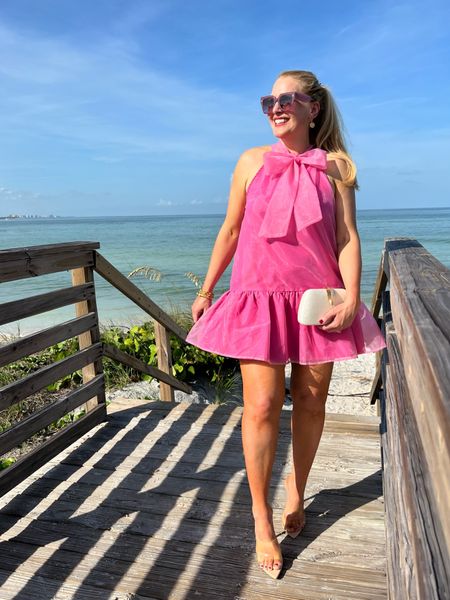 I love this pink mini dress. It’s great for weddings or Valentine’s Day. Wearing a large and fits true to size.

#LTKitbag #LTKSeasonal #LTKwedding