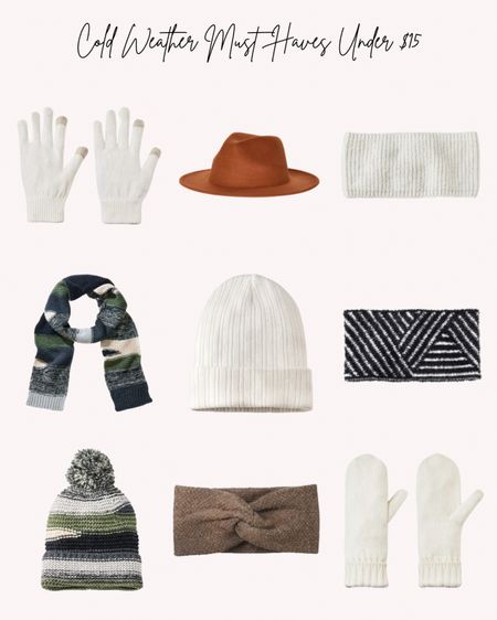 Cold Weather Must Haves Under $15 From Target. Knit hats, felt hat, gloves, mittens, scarf, headbands, tech touch gloves, women’s, beanie, winter, warm

#LTKover40 #LTKstyletip #LTKMostLoved