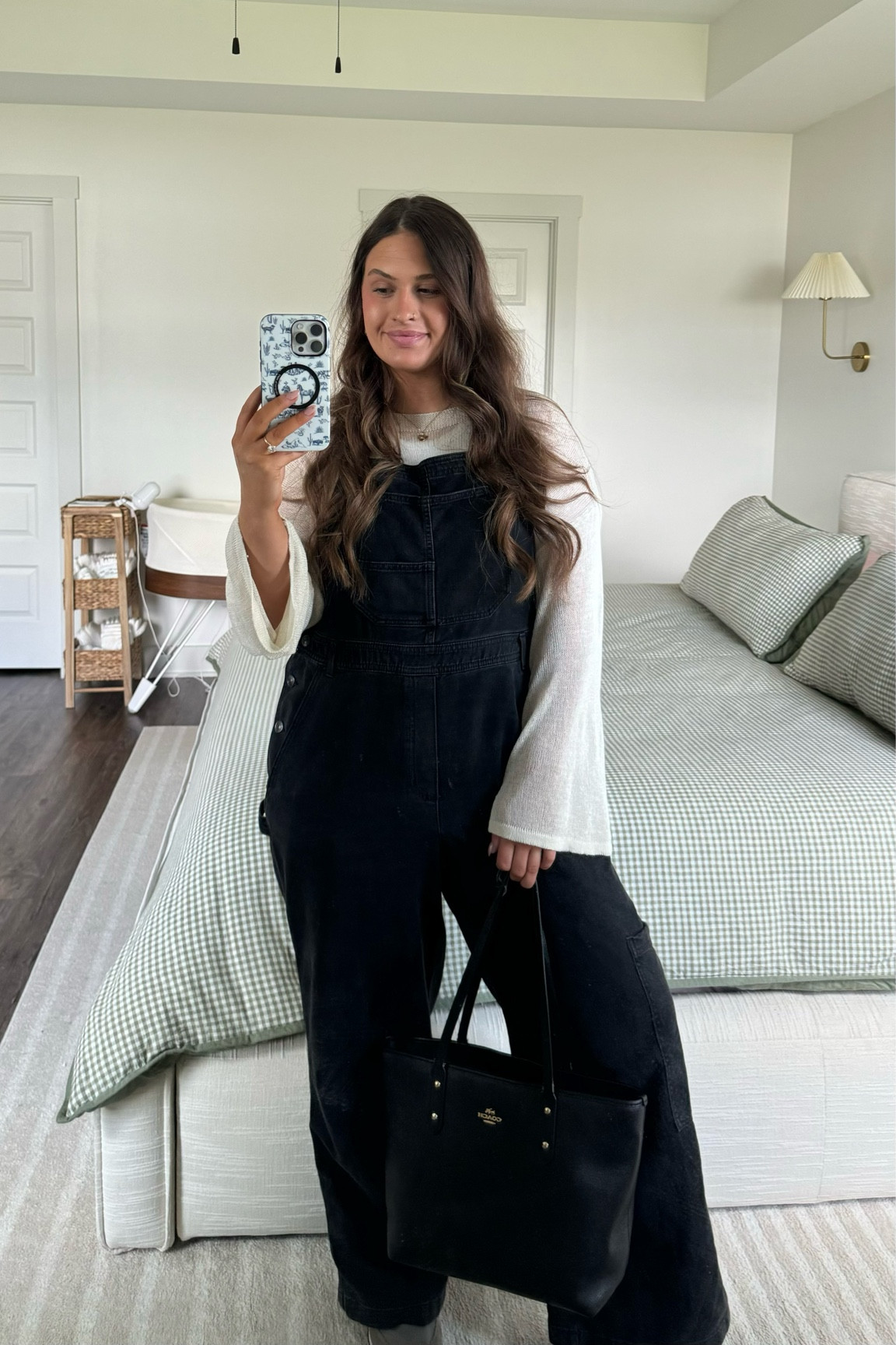 Transitional outfit! XL top L overalls 

#LTKShoeCrush #LTKSeasonal #LTKItBag