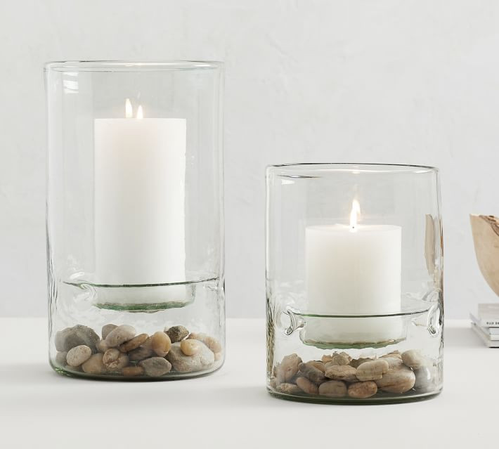 Recycled Glass Display Hurricane | Pottery Barn (US)