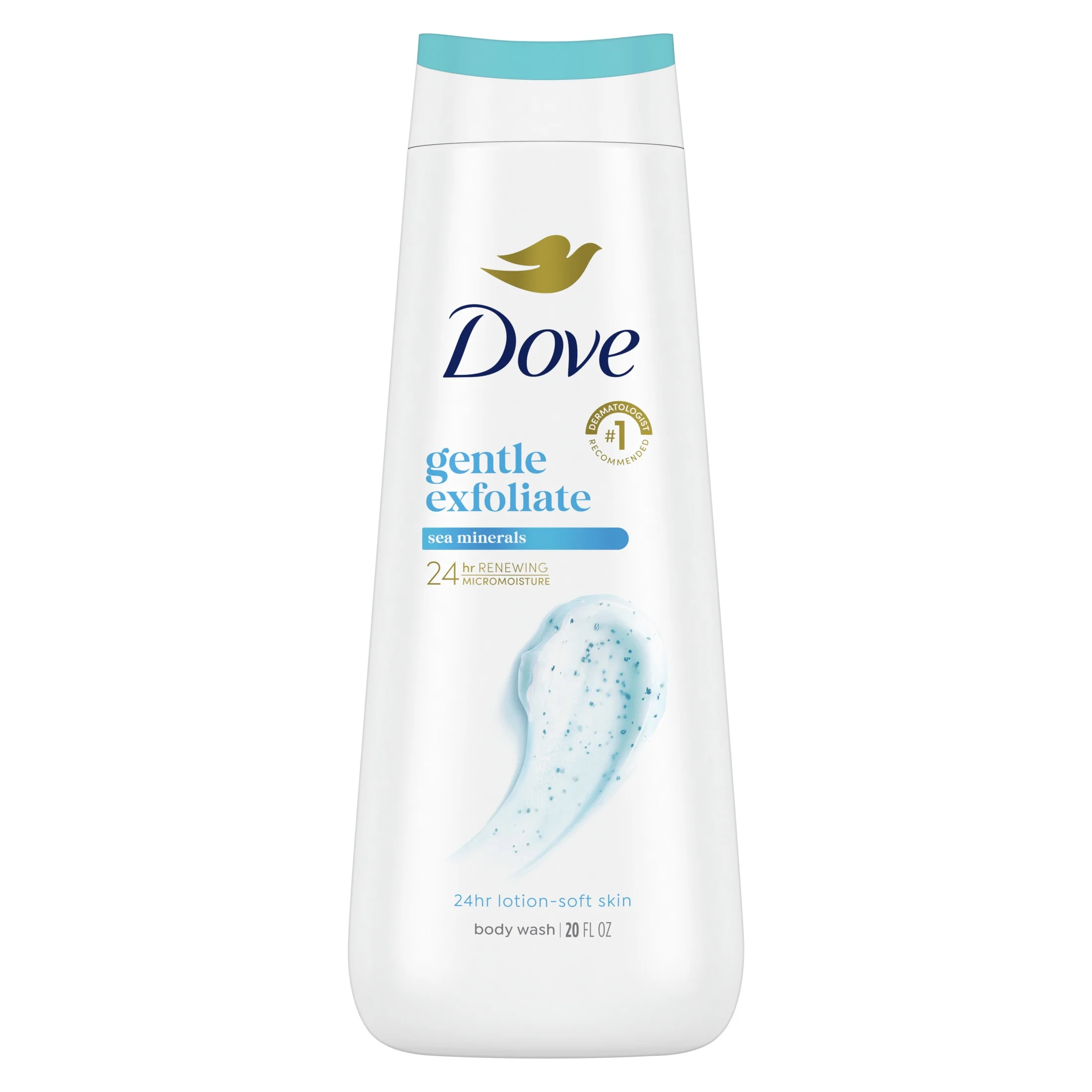 Dove Body Wash for Women Gentle Exfoliating with Sea Minerals All Skin, 20 oz - Walmart.com | Walmart (US)