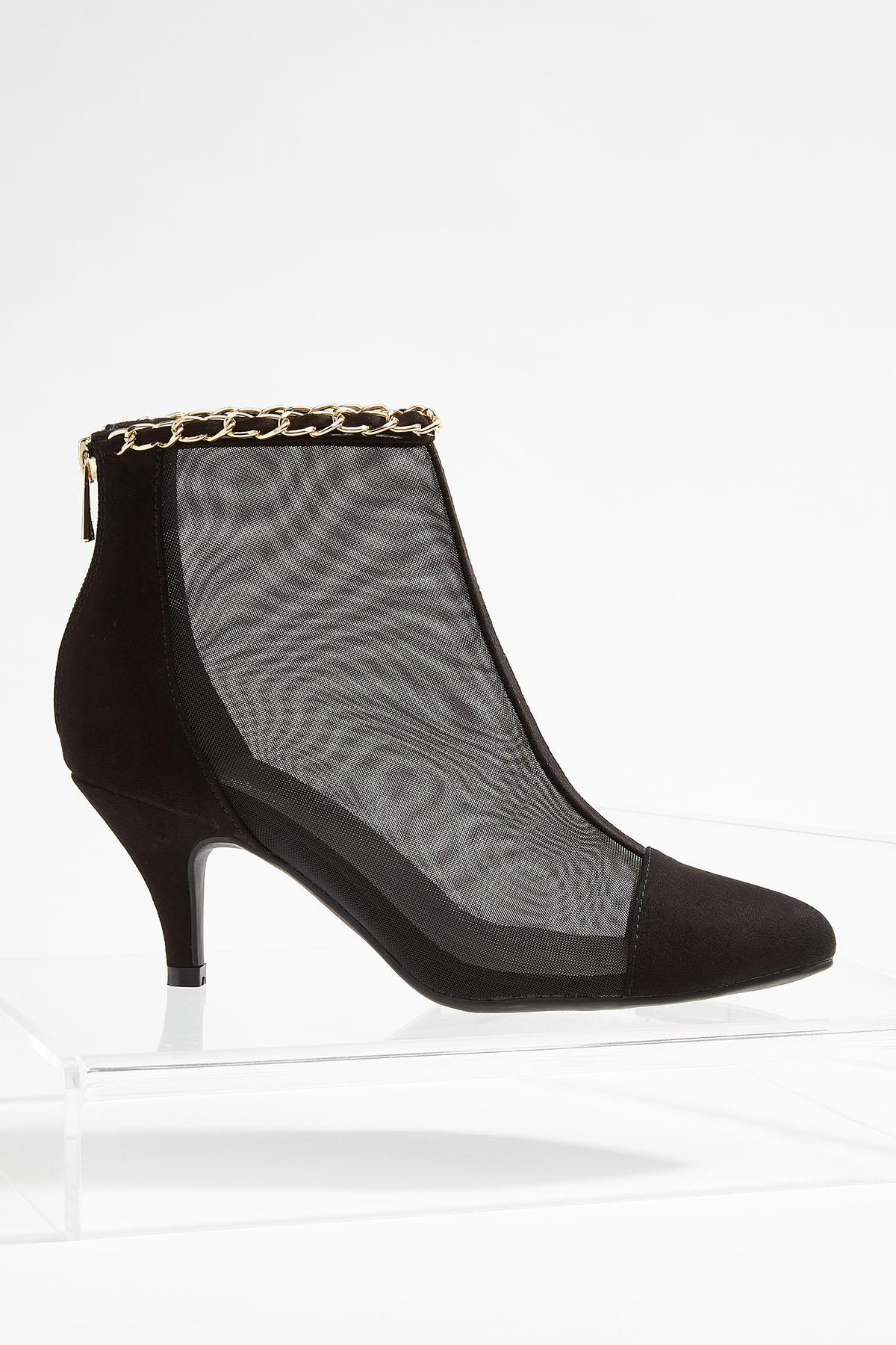 Mesh Chain Booties | Cato Fashions