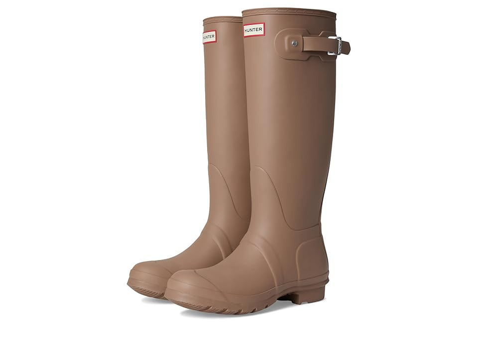 Hunter Original Tall Boot Women's Rain Boots Light Brown : 9 M, Rubber | Zappos