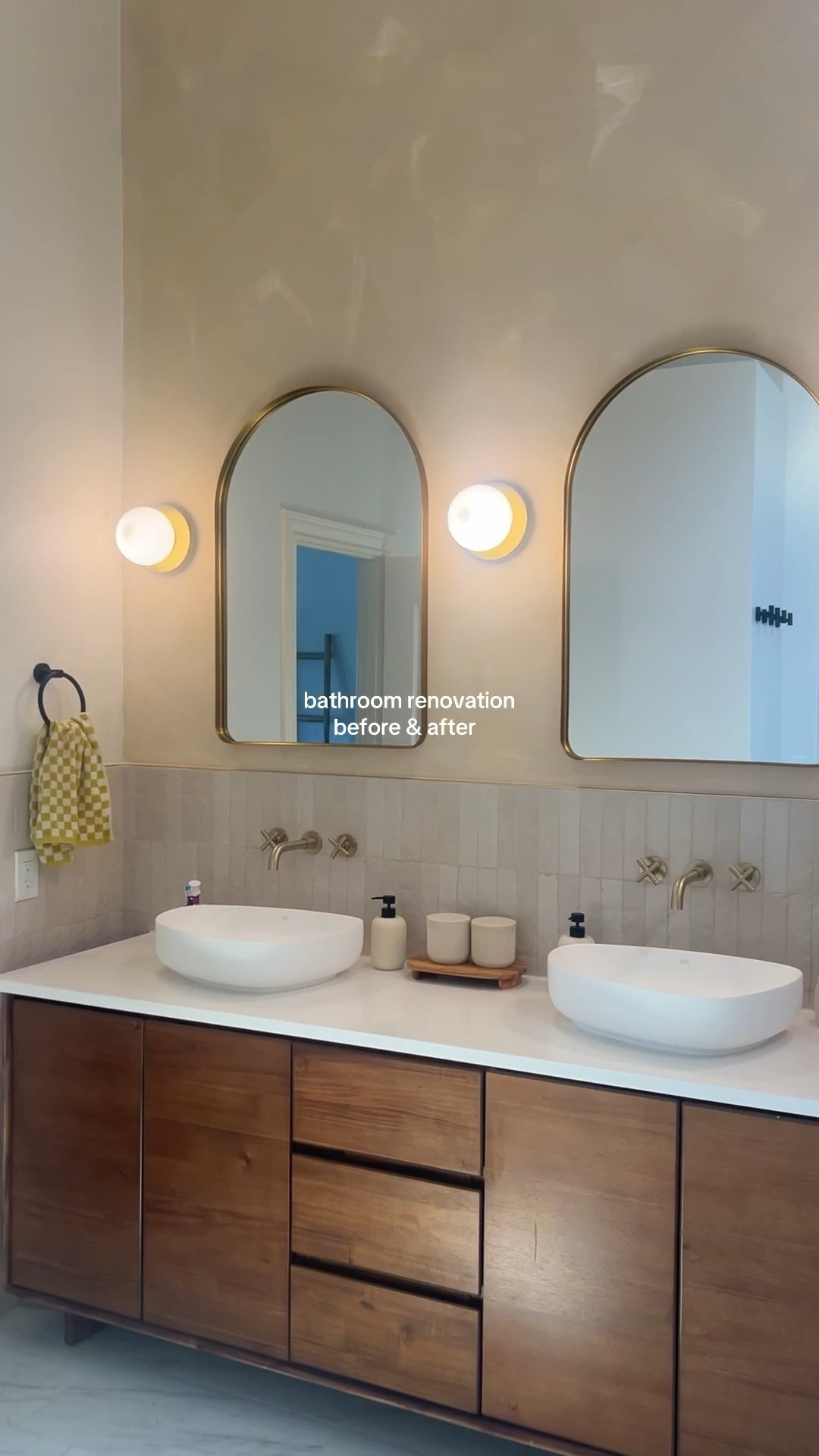 bathroom remodel before & after - all linked! 

#LTKHome
