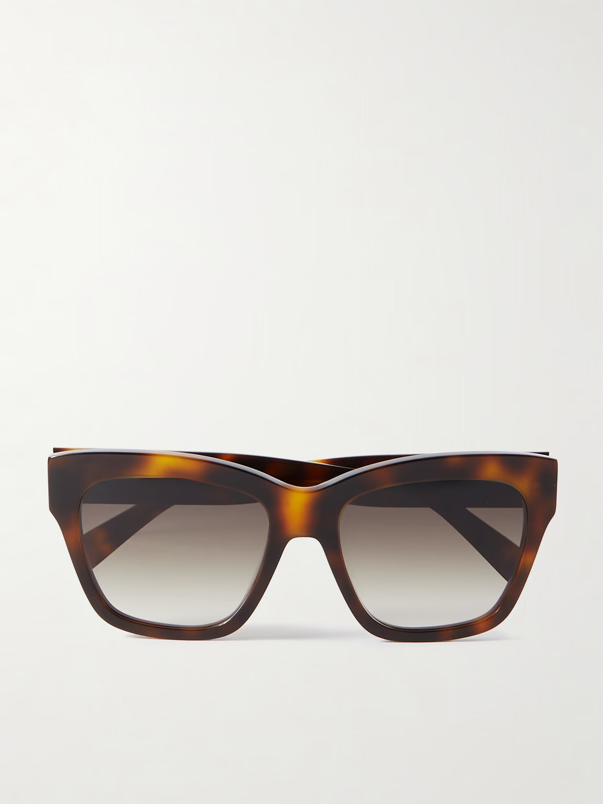 CELINE Eyewear - Triomphe Square-frame Tortoiseshell Acetate Sunglasses - One size | NET-A-PORTER (US)