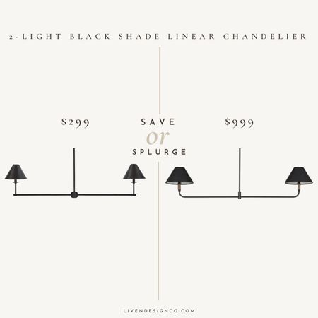 2 light black shade linear chandelier. Dining room chandelier. Kitchen island chandelier. Traditional chandelier. 

#LTKSeasonal #LTKHome #LTKSaleAlert
