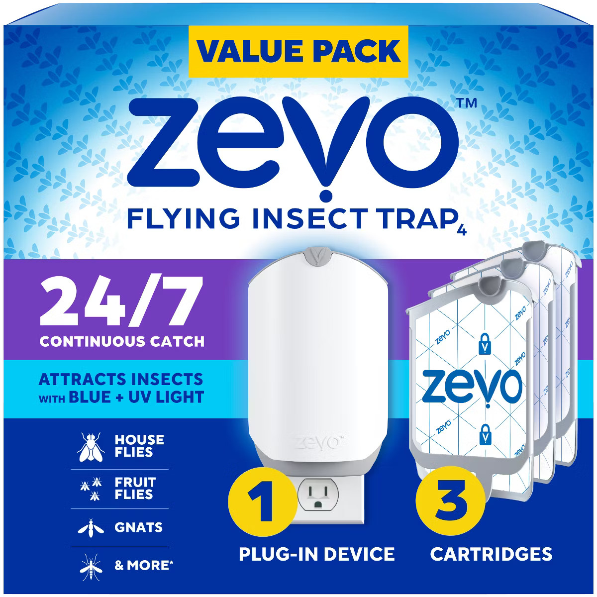 Zevo Flying Insect Trap & 3 Cartridge Starter Kit | Target