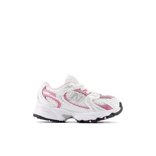 New Balance Kids' 530 Bungee Sneakers - White/Pink (Size 5.5) | New Balance Athletics, Inc.