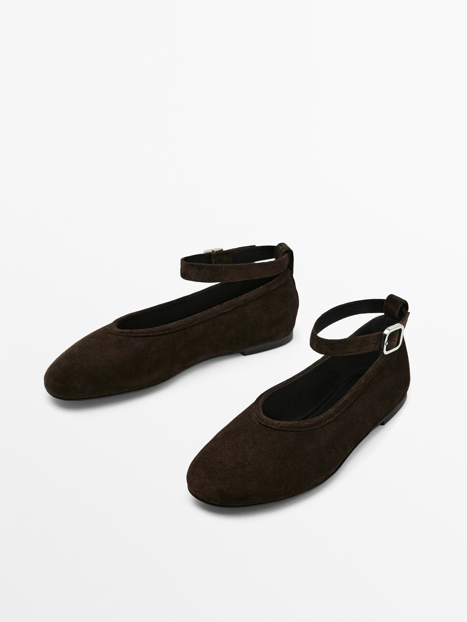 Ballet flats with detachable strap | Massimo Dutti (US)