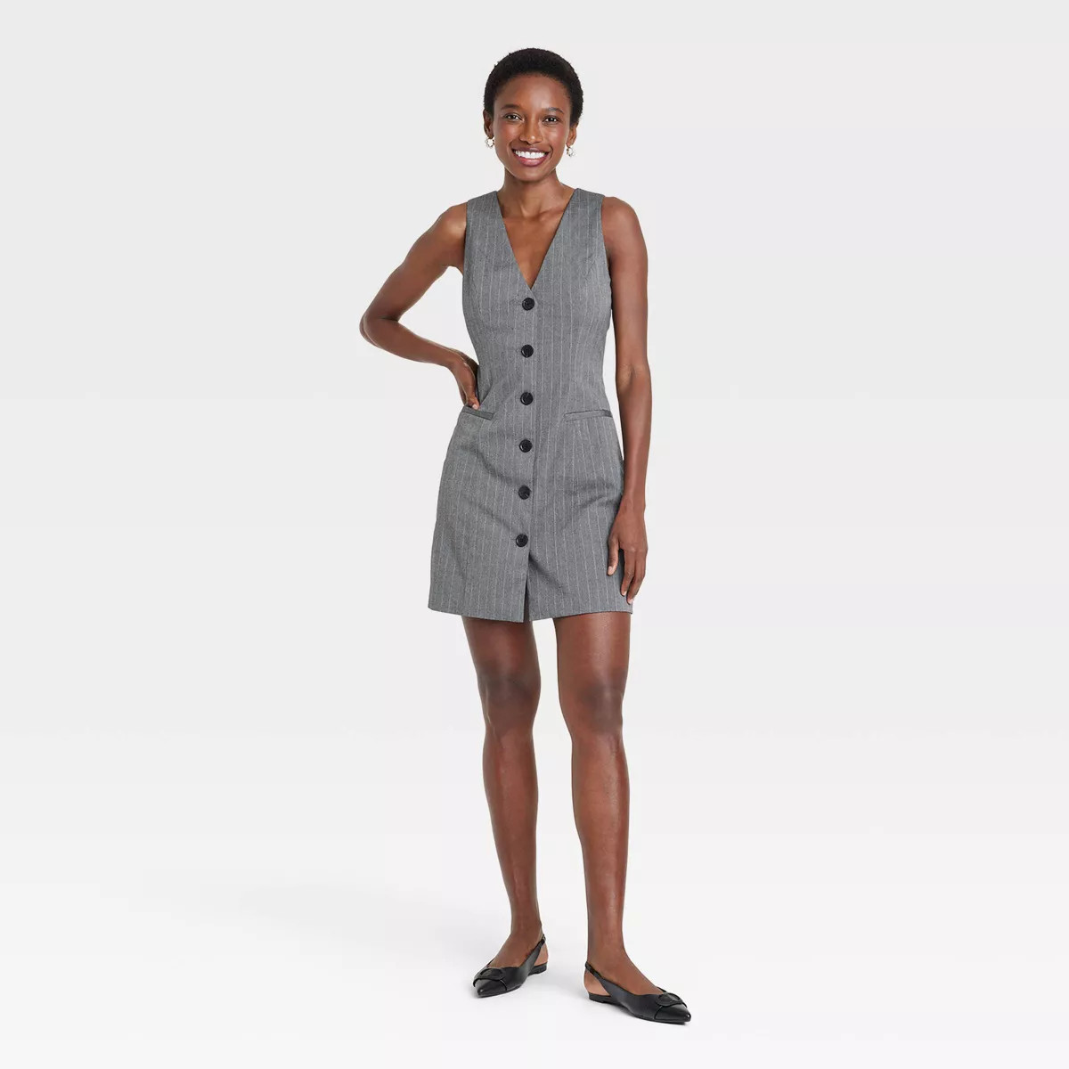 Women's Tailored Mini Vest Dress - A New Day™ | Target