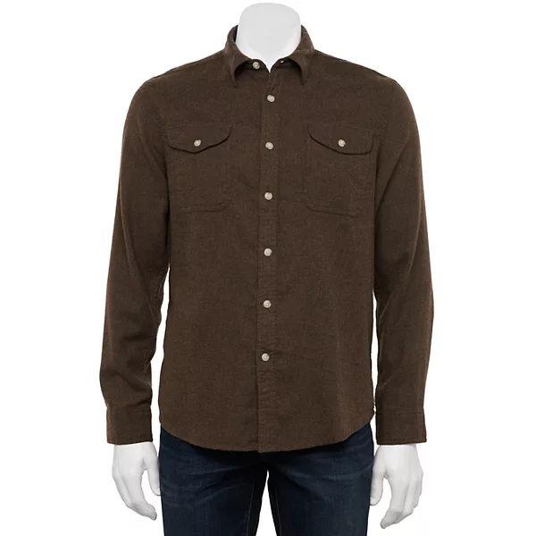 Men's Sonoma Goods For Life® Flannel Woven Button-Down Shirt | Kohl's