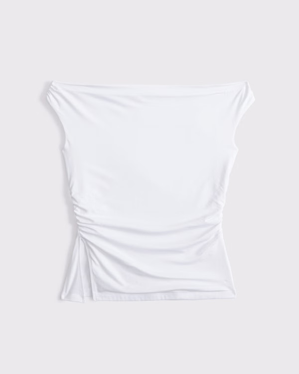 Draped Off-The-Shoulder Top | Abercrombie & Fitch (US)