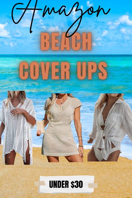These Amazon beach cover ups are so cute!

Swimsuit cover up, beach cover up, linen cover up, crochet beach cover up, Amazon fashion find

#LTKunder50 #LTKswim #LTKFind