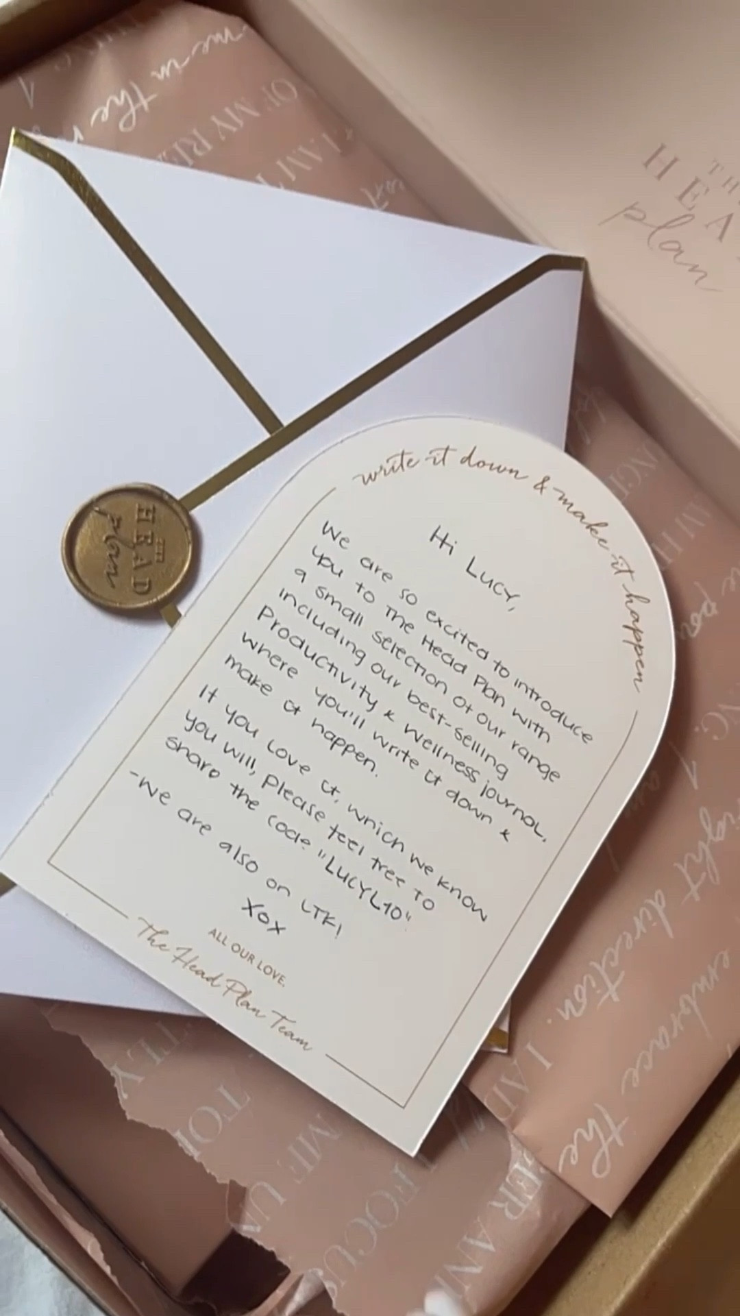 I am OBSESSED with these from The Head Plan! 

Use my code: LucyL10 for 10% off!! 


#wellness #wellnessjournal #journal #productivity 