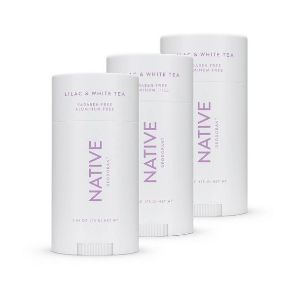 Native Lilac White Tea Deodorant - 3pk/2.65oz | Target