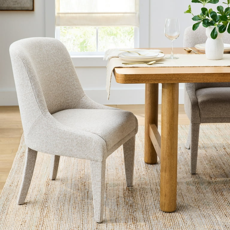Better Homes & Gardens Windsor Upholstered Dining Chair 2 Pack, Wheat | Walmart (US)