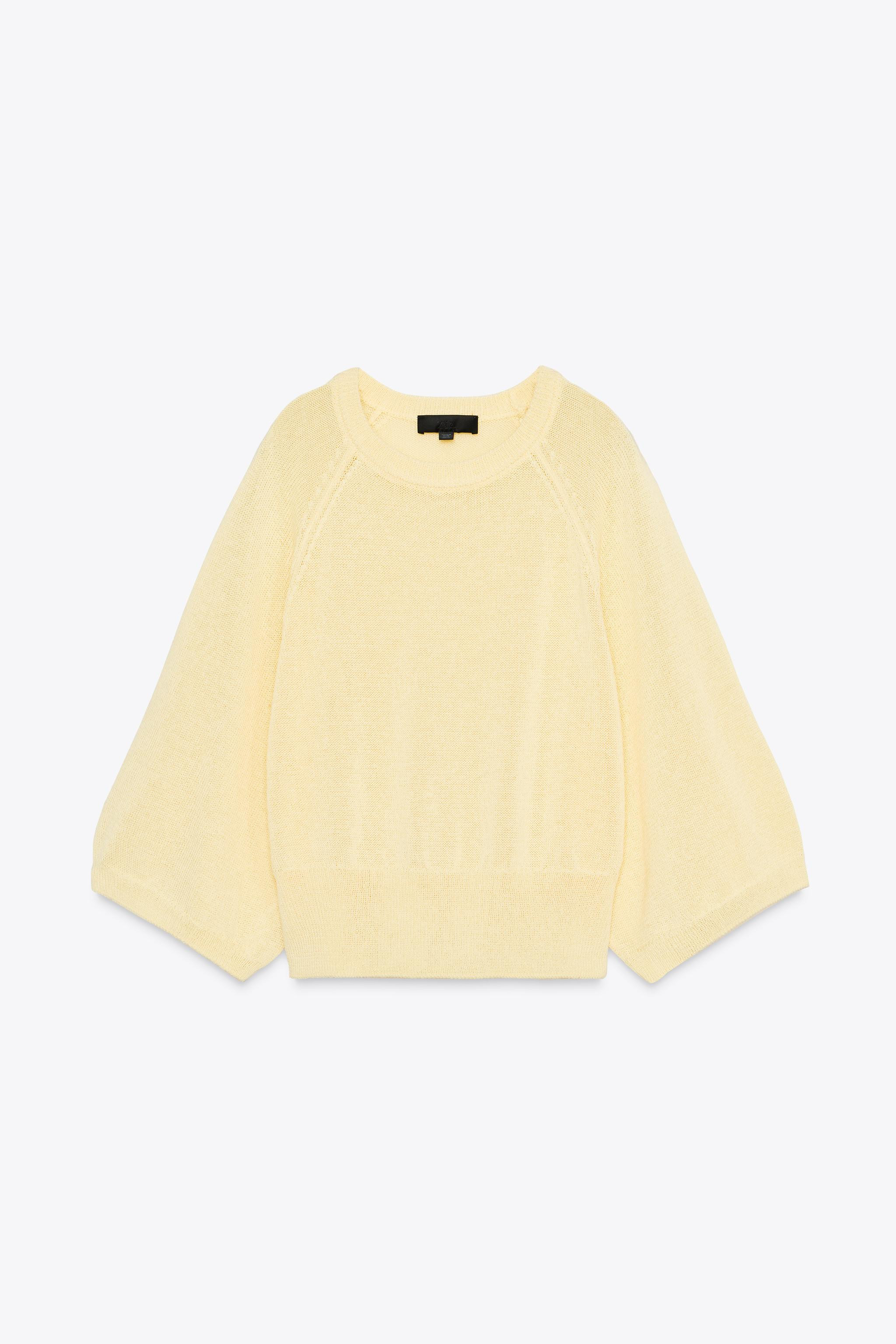 KNIT SWEATER WITH LOOSE-FIT SLEEVES | Zara UK