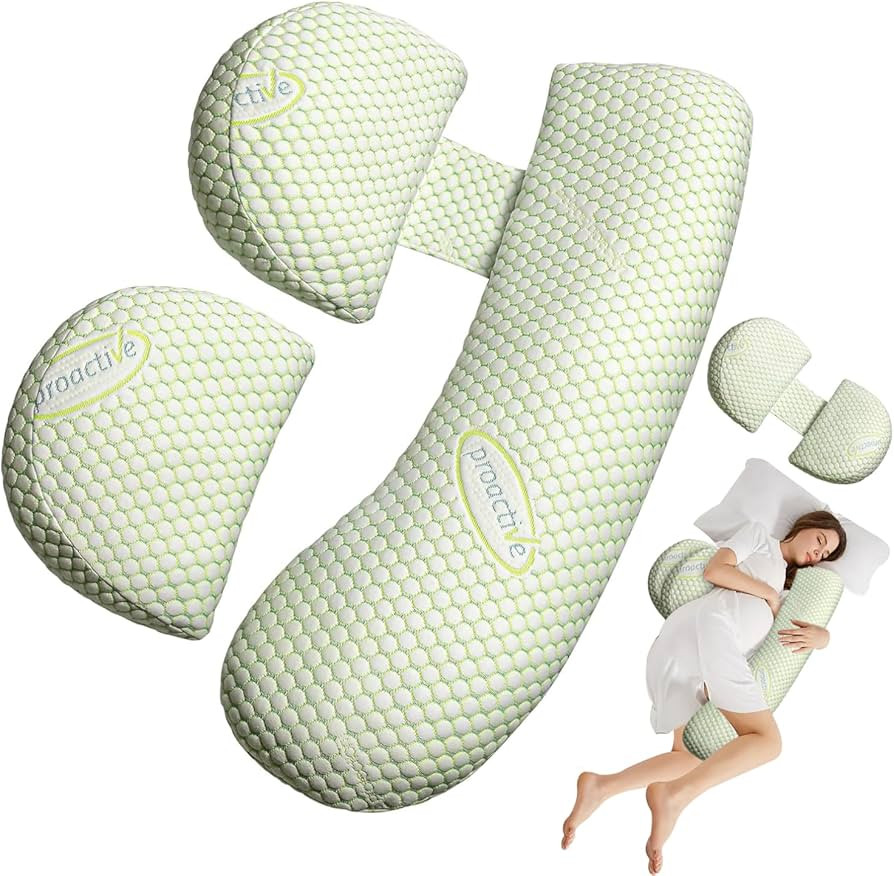 Pregnancy Pillow, Maternity Pillow for Pregnant Women, Soft Maternity Pillow with Detachable & Ad... | Amazon (US)
