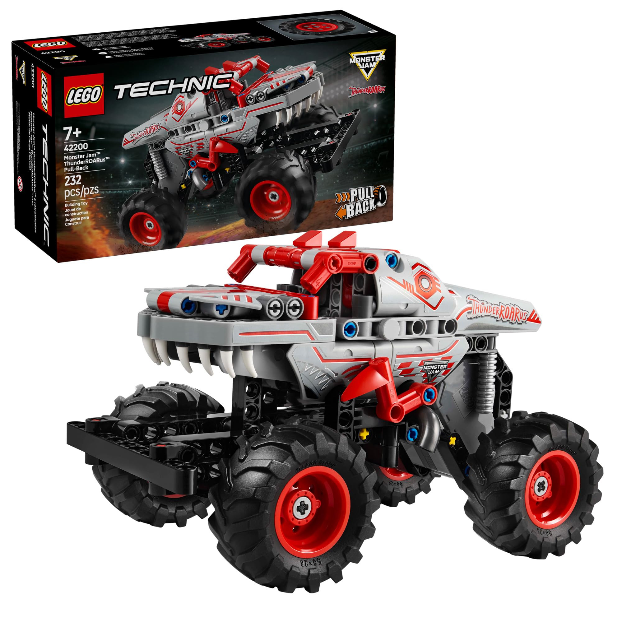 LEGO Technic Monster Jam ThunderROARus Pull-Back Monster Truck Toy - Building Toy for Kids, Boys ... | Amazon (CA)