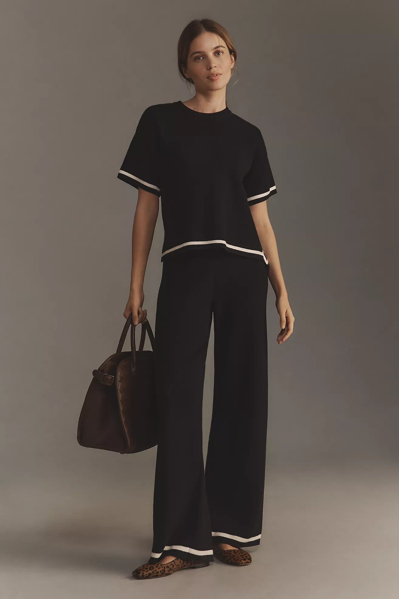 English Factory Knit Pull-On Pants | Anthropologie (US)