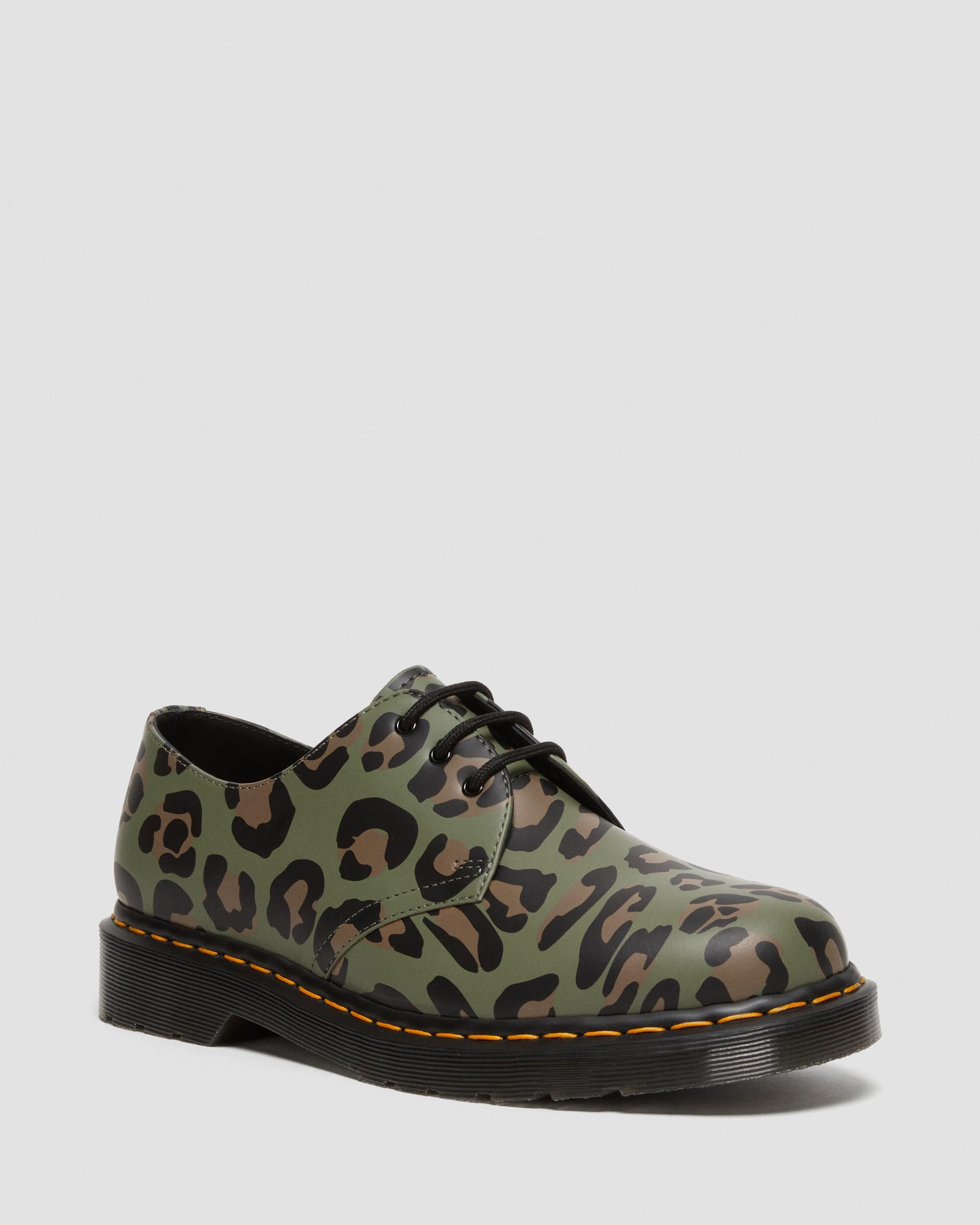 1461 Distorted Leopard Print Oxford Shoes | Dr. Martens