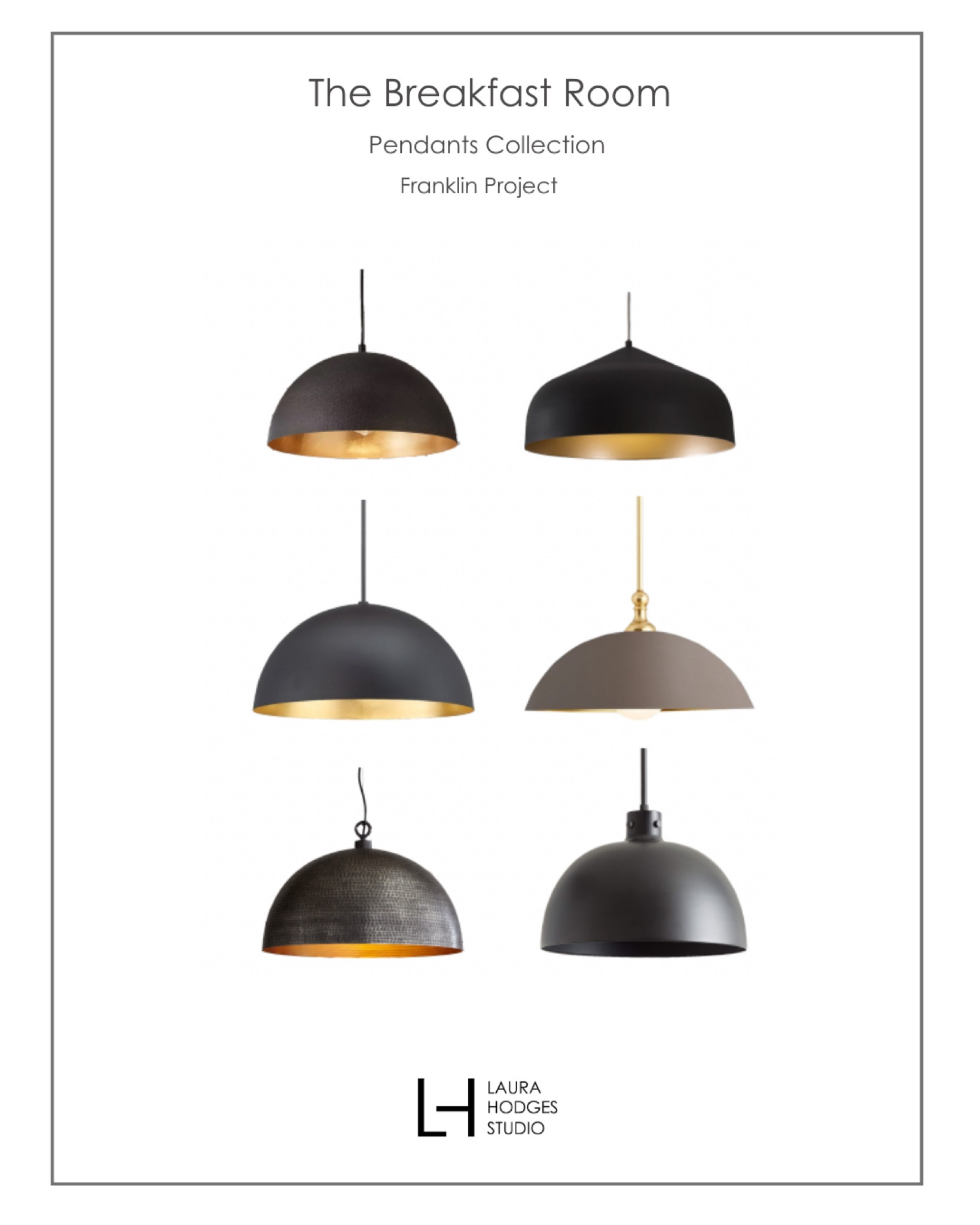 A moment for the pendants! These are light fixture options we love  