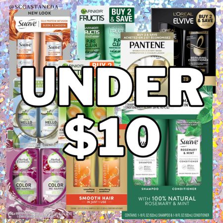 Beauty Favorites Shampoo and Conditioner Sets under $10 at Walmart! 

#LTKsalealert #LTKFind #LTKbeauty