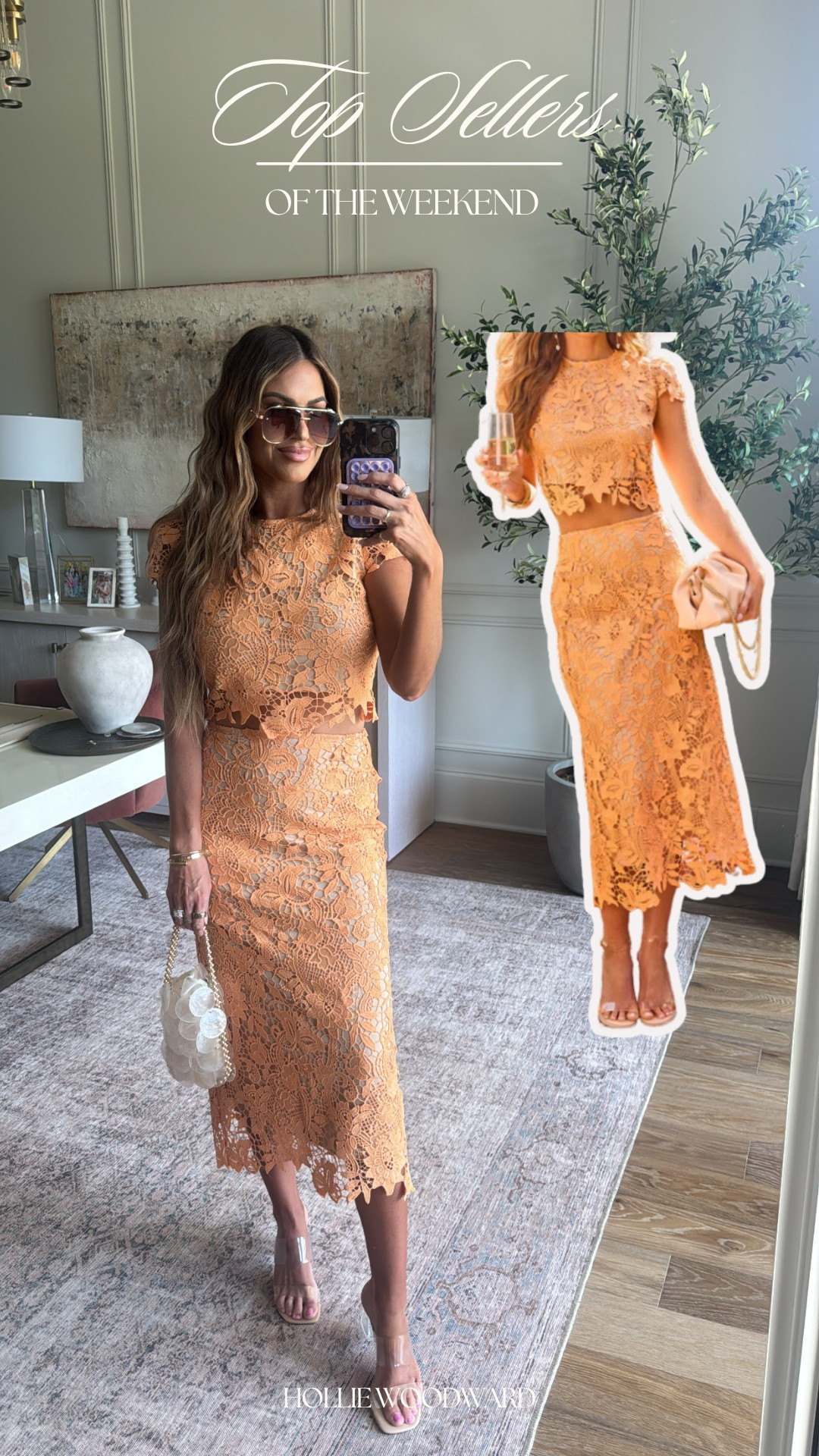 wearing a small 🧡 

 