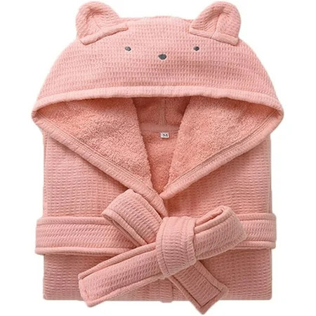 Boys Girls Towel Bathrobe Robe Microfibre，Hooded Toddler Soft Fuzzy Robe For Kids 3-8 Years | Walmart (US)