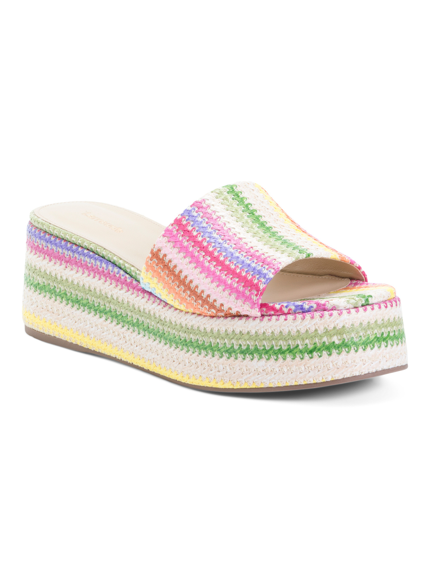 Handmade In Brazil Alex Flatform Mules | TJ Maxx