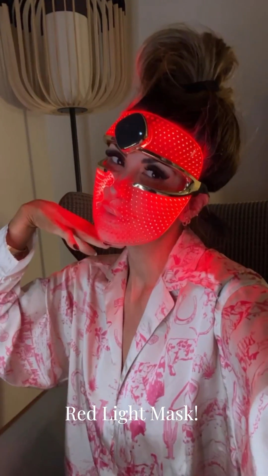 Red light mask & pajamas! I am wearing an XS in pjs. There are similar ones on amazon for a fraction of the price!! 

Pajamas, Morning routine, Red light mask, Valentine’s day, cozy set, Winter outfit, Winter pajamas, Pink pajamas, Emily Ann Gemma

#LTKselfcare #LTKmomlife #LTKBeauty