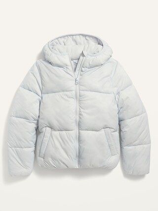 Wind-Resistant Frost-Free Puffer Jacket for Girls | Old Navy (US)