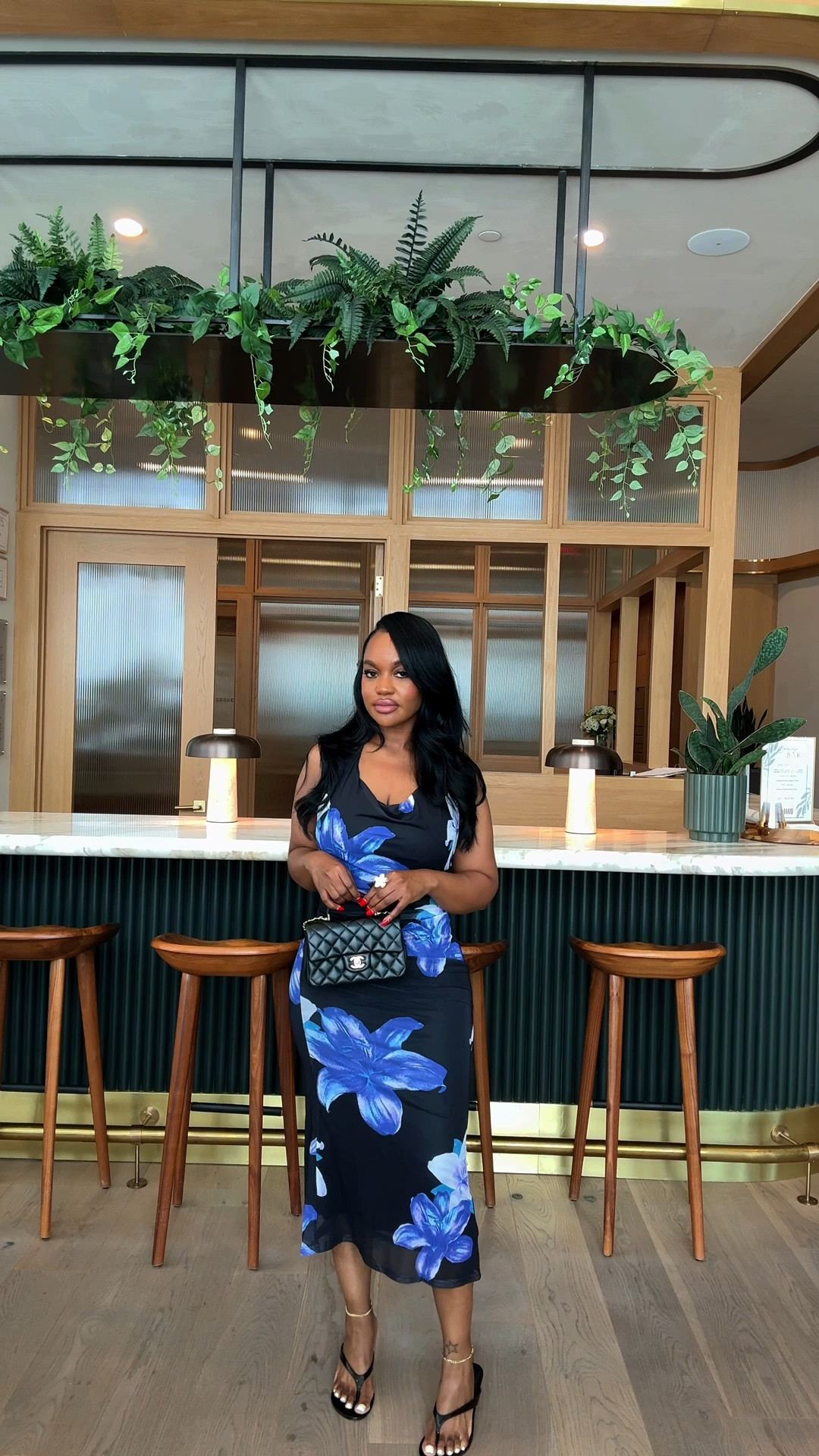 Wedding guest dress summer.

🌸 This stretchy floral maxi dress comes in multiple colors and is perfect for vacation nights, wedding guest season, rooftop dinners, date nights, and summer events. I’m wearing a size Small.

#LTKootd #LTKgrwm #LTKPetite